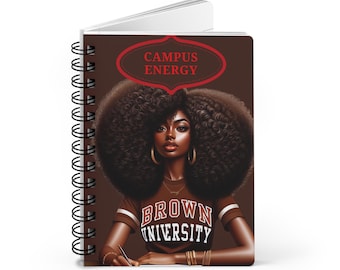 Campus Energy Journal | College Student Planner, Study Notebook, Motivational Diary