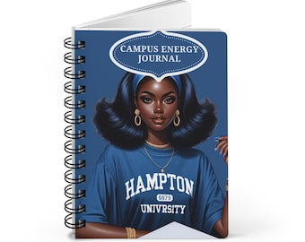 Campus Energy Journal | College Student Planner, Study Notebook, Motivational Diary