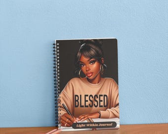 Blessed Woman Spiral Notebook | Memory Keeper Journal| Dorm Desk Journal