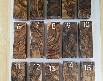 Turkish Walnut Burl (Raw - not stabilized) for knifehandle handles , diy projects, woodturning and wood projects. Dimensions in description