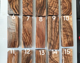 Orzech turecki (surowy - niestabilizowany) do rękojeści noży, projektów typu „zrób to sam”, prac tokarskich i obróbki drewna. - G