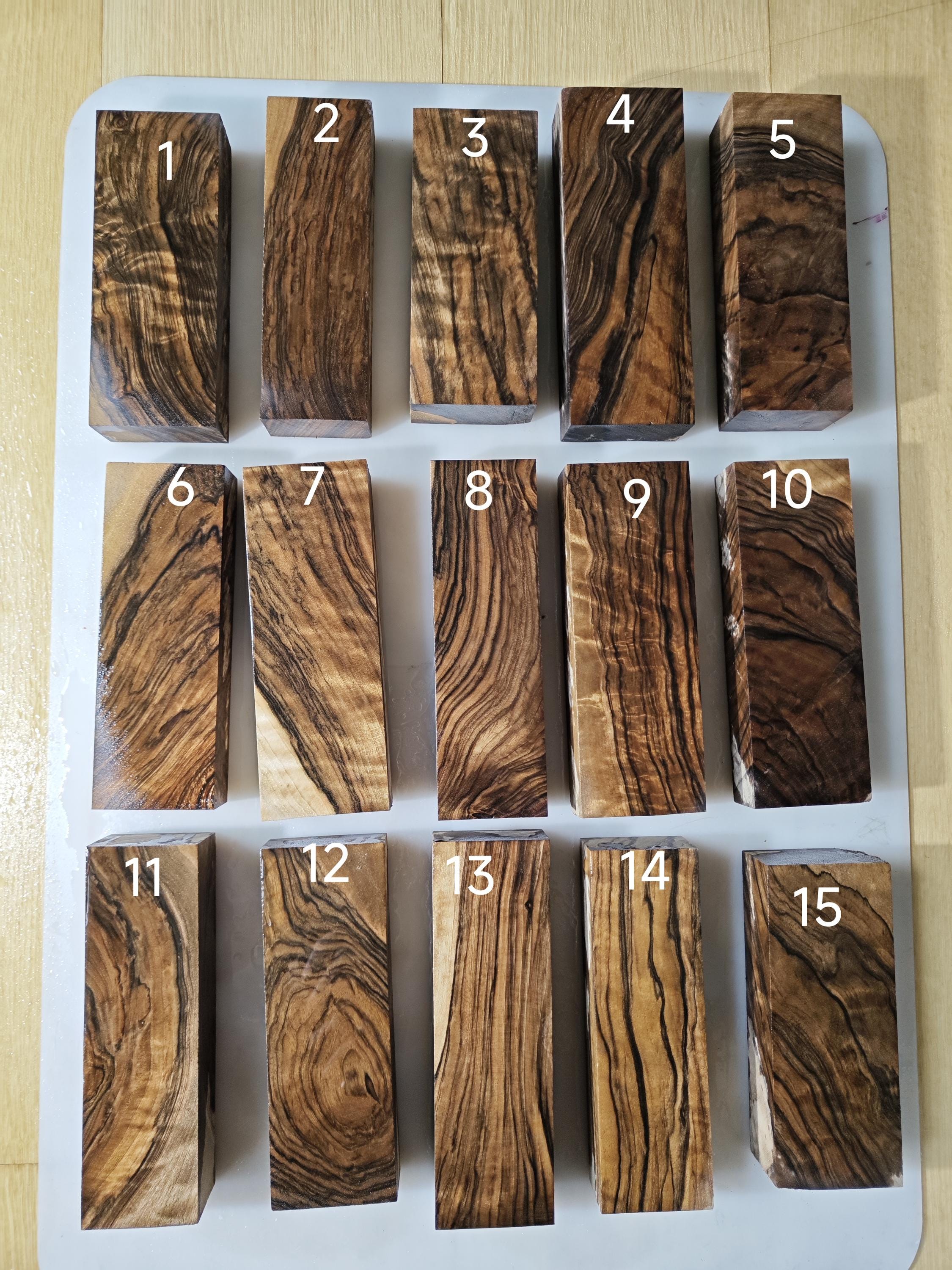 Turkish Walnut Burl (Raw - not stabilized)  for knifehandle handles , diy projects, woodturning and wood projects.  - D