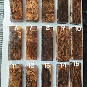 Turkish Walnut Burl (Raw - not stabilized)  for knifehandle handles , diy projects, woodturning and wood projects.  - E