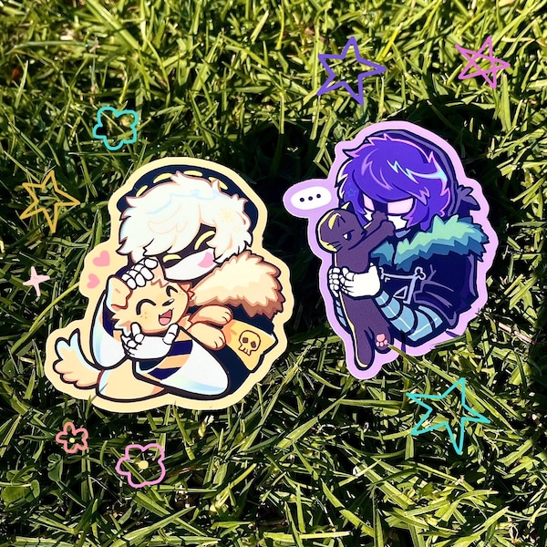 N & Uzi Stickers