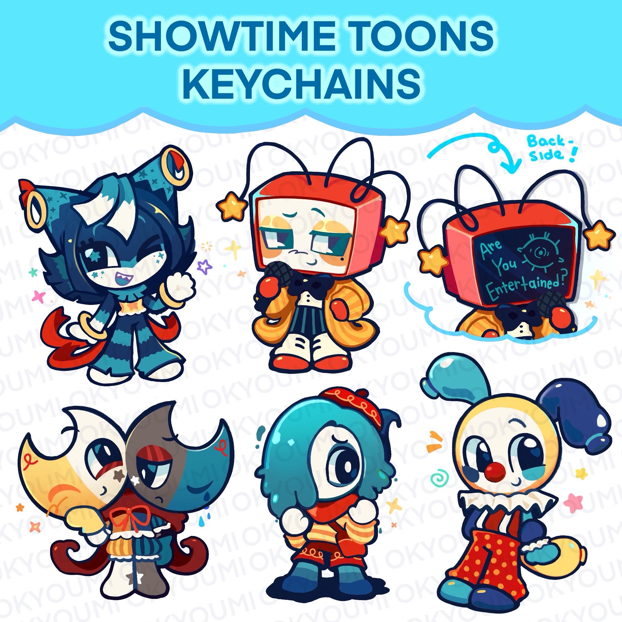 Showtime Toons Keychains! - Etsy