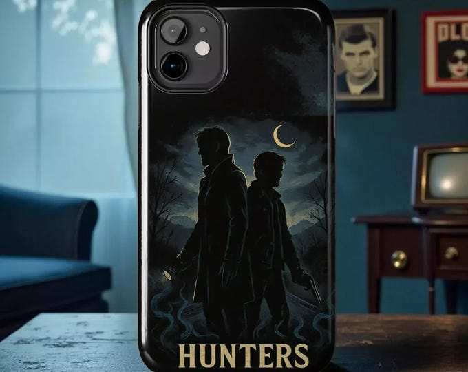 Tough Phone Case - Hunters Design, Night Sky Theme, For Supernatural Fans