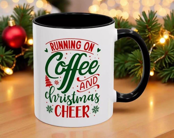 Christmas Coffee Mug: Festive Holiday Design, 11oz Ceramic