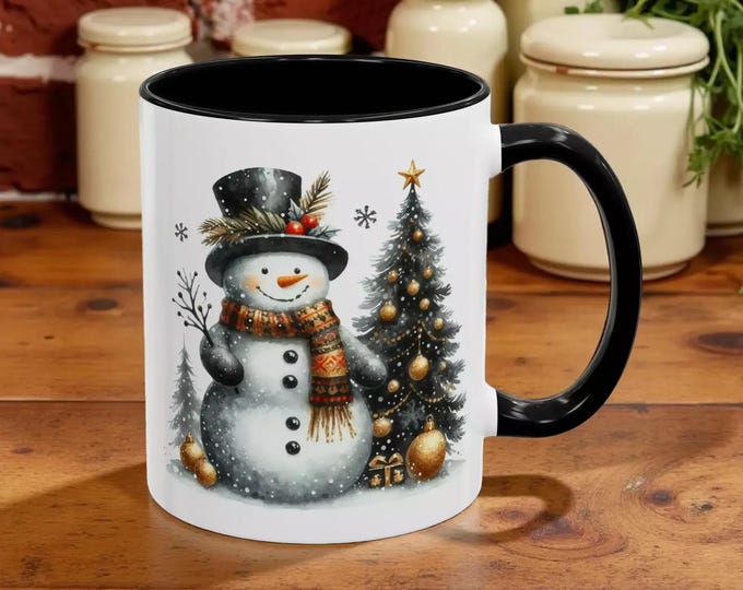 Holiday Snowman Coffee Mug – Festive Christmas Gift