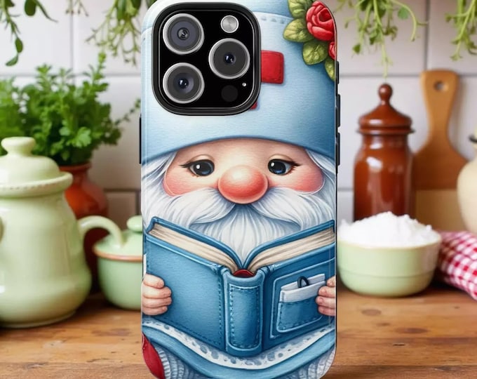 Nurse Gnome Phone Case: Protective Medical-Themed Cover (iPhone & Samsung)
