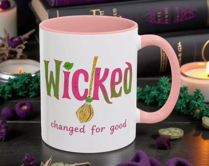Wicked Changed For Good Accent Coffee Mug —  Wizard Of Oz Theme