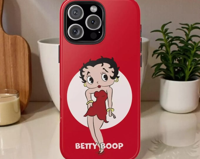 Betty Boop Red Phone Case: Tough, Impact Resistant iPhone & Samsung Cover