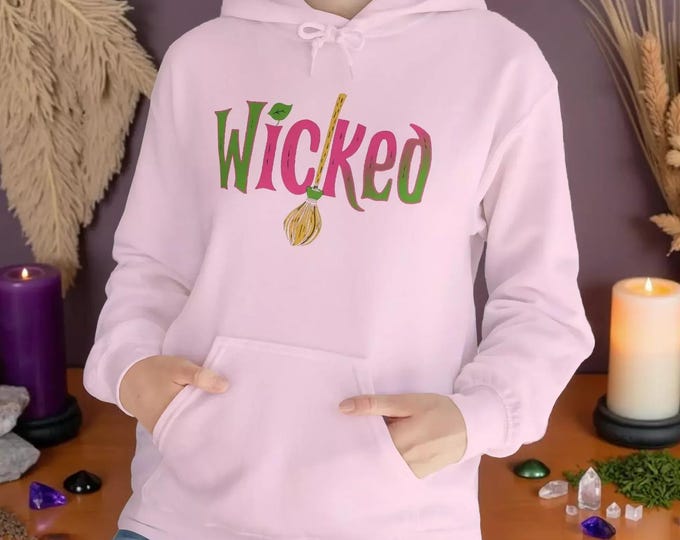 Wicked Hoodie — Playful Witchy Graphic Pullover