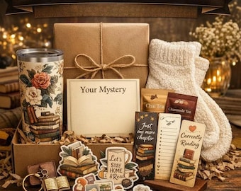 Blind Date with a Book Gift Box | Bulk Corporate Gifting | Bridal Party Book Lover Gift | Mystery Book Box | Cozy Reader Gift | Client Gifts