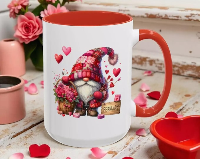 Personalized Gnome Birth Month Coffee Mug, Perfect Gift Cup For Holidays or Birthdays