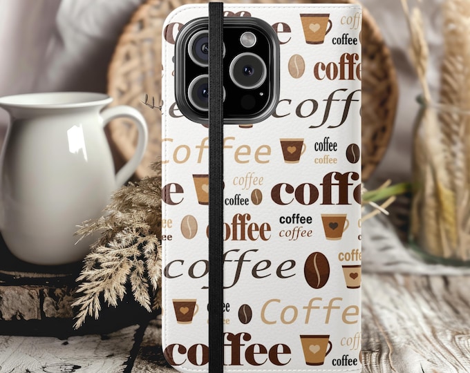 Coffee Lover Flip Mobile Phone Case iPhone Samsung Cover