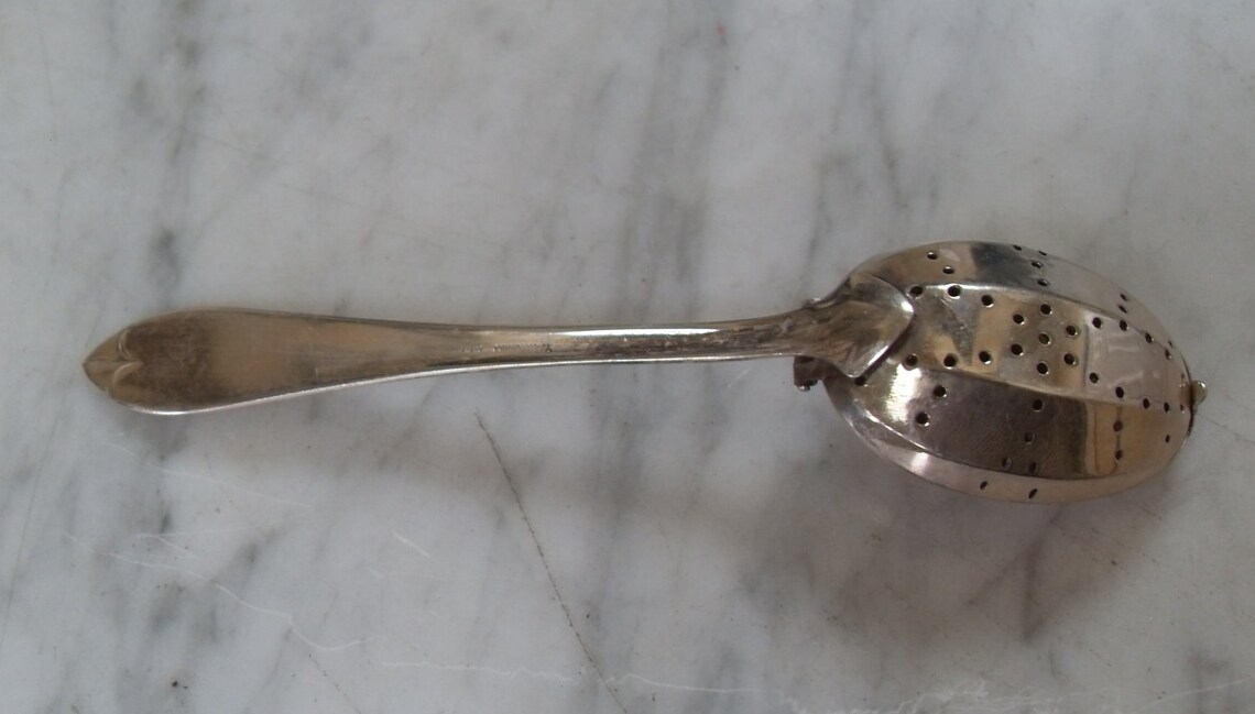 Vintage Silver Plate Tea Infuser Spoon Williams A1 Etsy