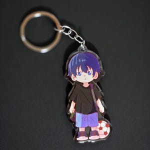 Isagi from Blue Lock keychain