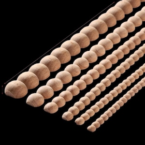 Unpainted Wood Carved Line, Onlay Molding for Mirror Frames