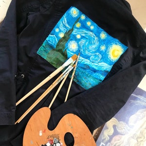 Personalized Denim Jacket, Made to Order Custom Hand Painted Jean Jacket, Unique Hand Made Clothes for Any Your Idea, Customized gift