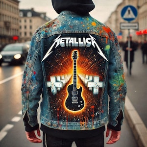 Hand Painted Jacket made to order, Denim Jacket for Concerts & Festivals – Unique Custom Artwork, Personalized Clothes for Any Your Idea