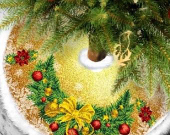 Kralenborduurset voor een genaaide kerstboomrok. BA 6060020. Kies een optie.