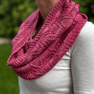 Mönster för texturerad stickad huva: Vändbar merinoull (PDF-mönster)