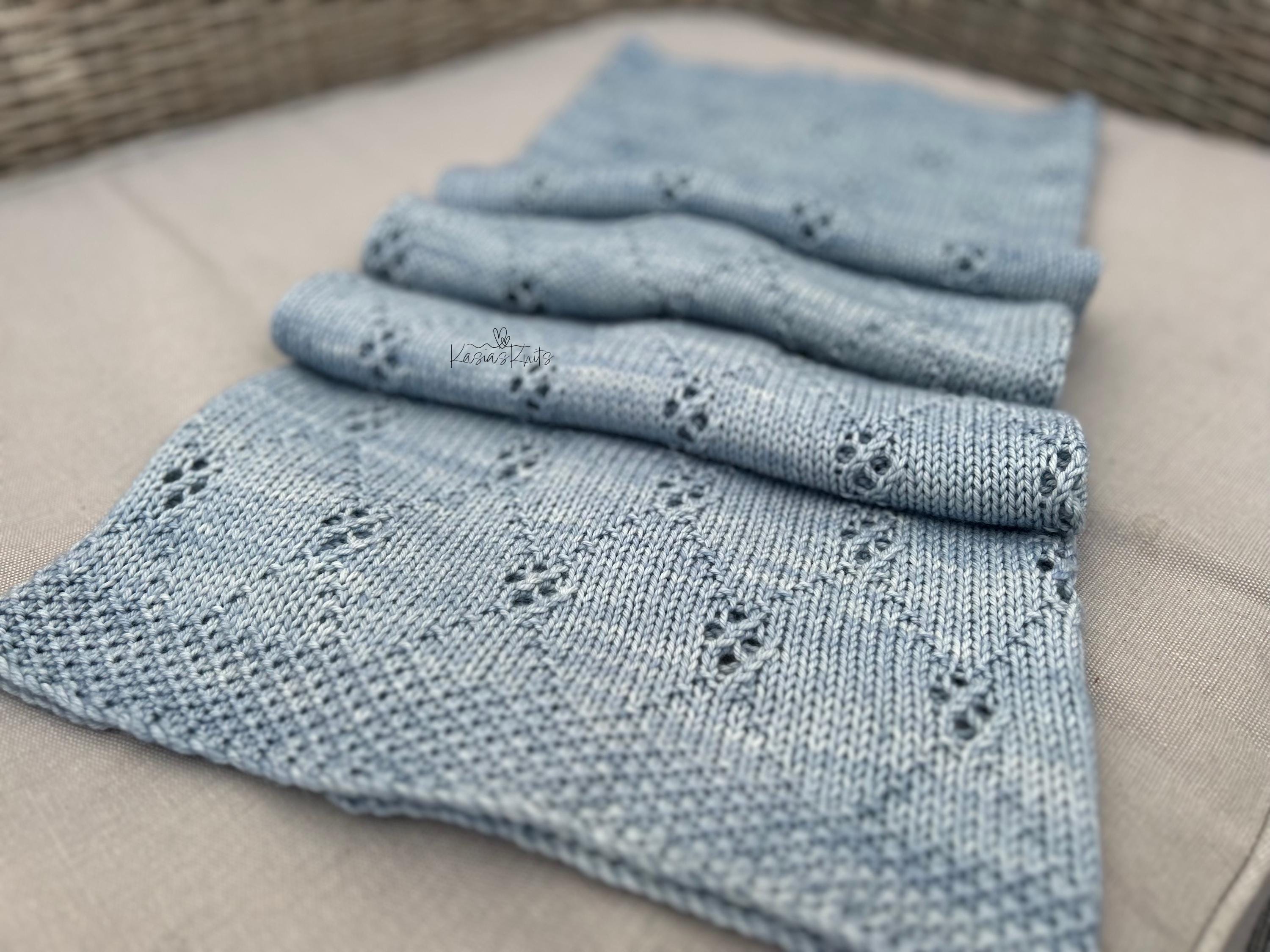 Baby Blanket Knitting Pattern - PDF Download - Little Gem Blanket ...