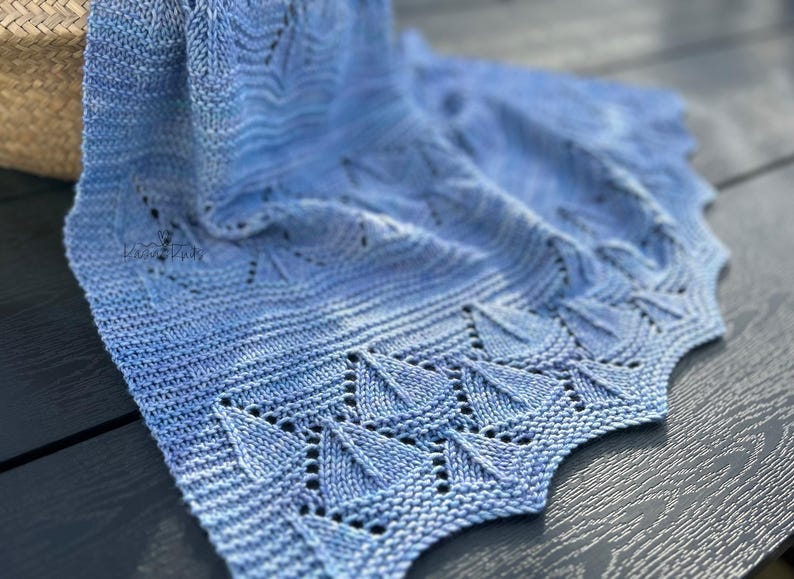 Baby Blanket Knitting Pattern - PDF Download - Sleepy Sailor Blanket - Etsy