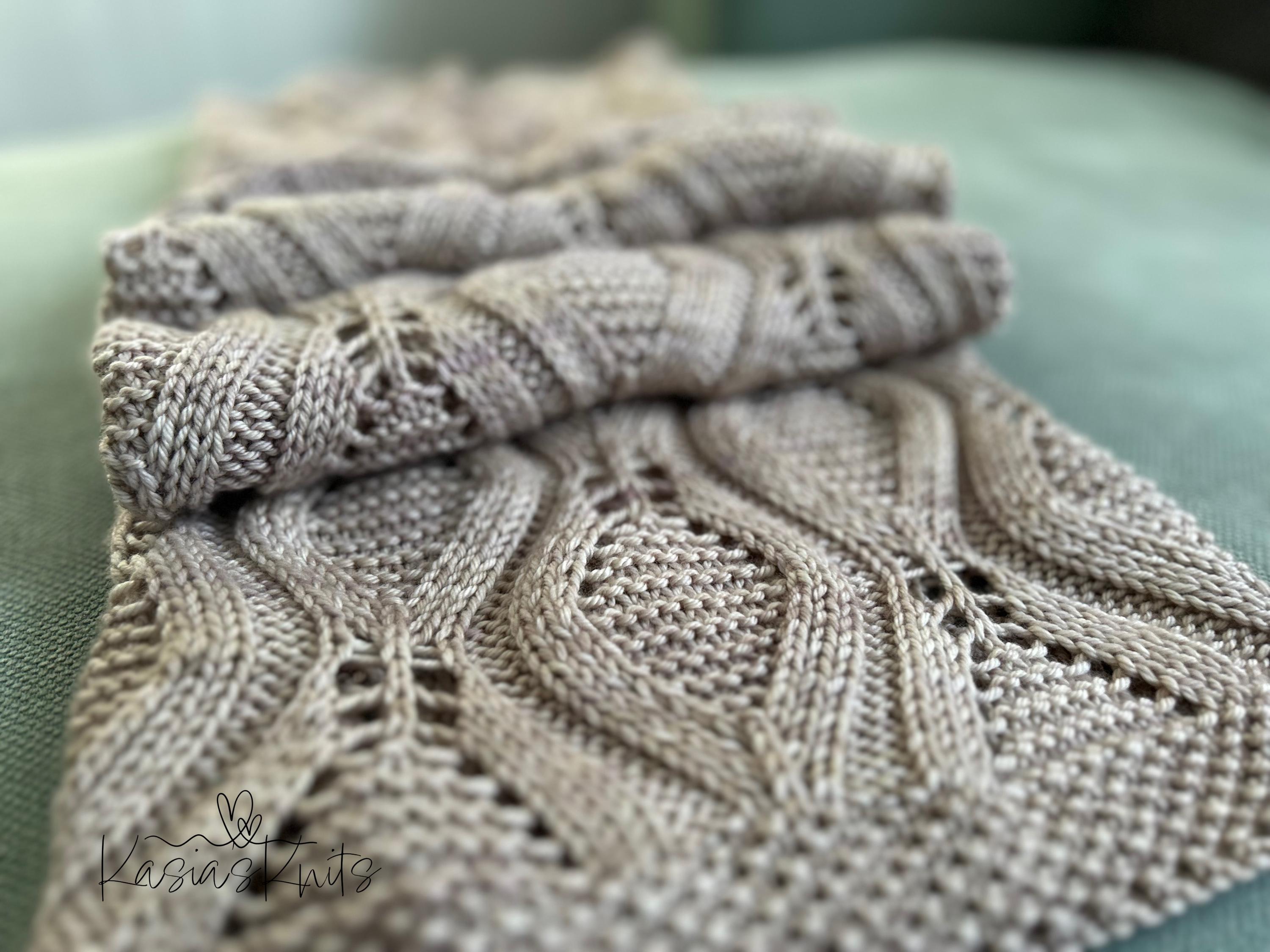 Baby Blanket Knitting Pattern - PDF Download - Geo Comfort Blanket - Etsy