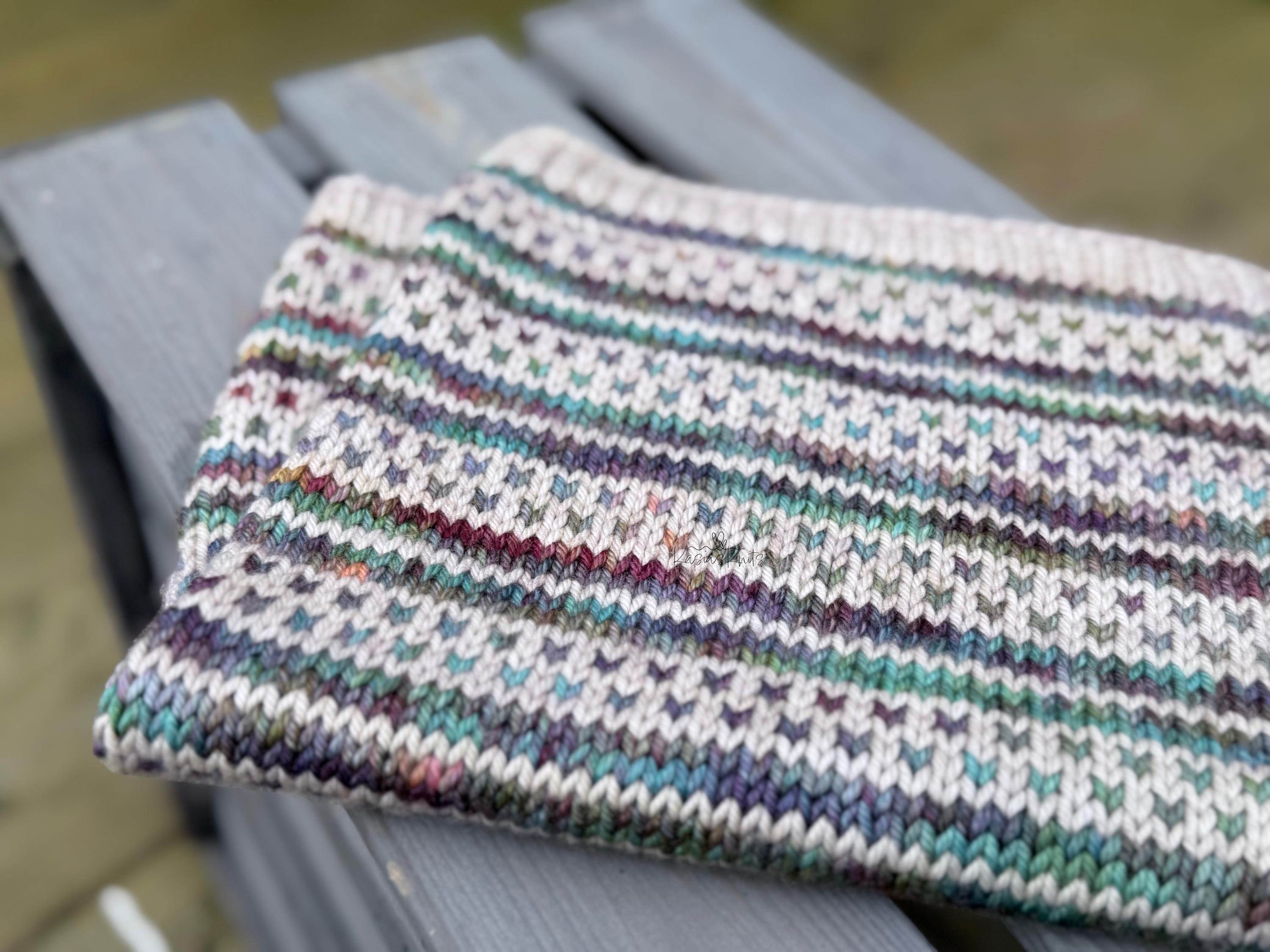 Autumn Fade Cowl Knitting Pattern - Colorful Neck Accessory (PDF ...