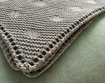 Babydecke Strickmuster - PDF download - Dotty Dreams Decke