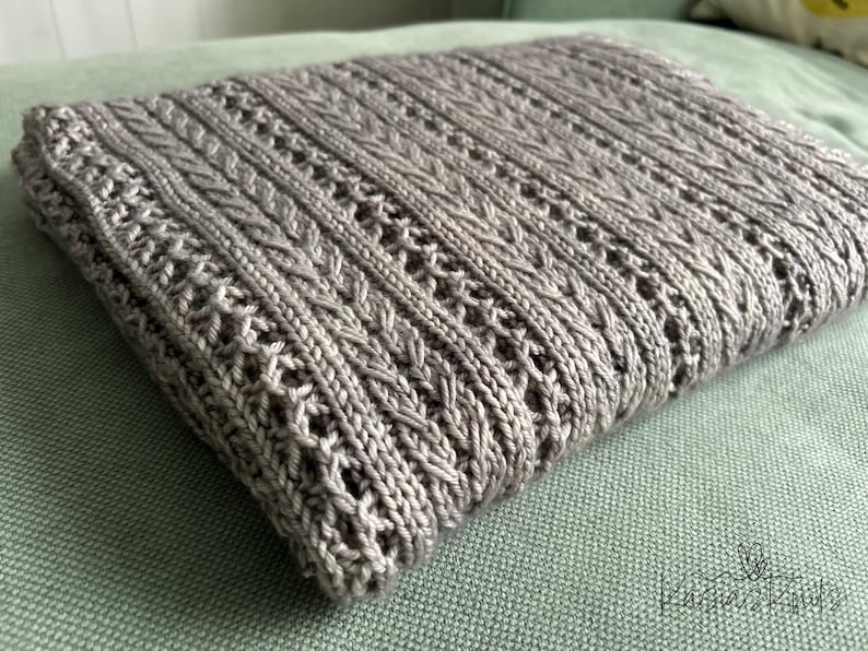 Baby Blanket Knitting Pattern - PDF Download - Tiny Tuck Blanket - Etsy
