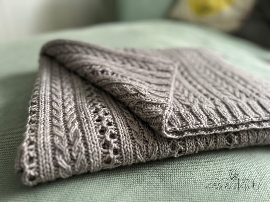 Baby Blanket Knitting Pattern - PDF Download - Tiny Tuck Blanket - Etsy