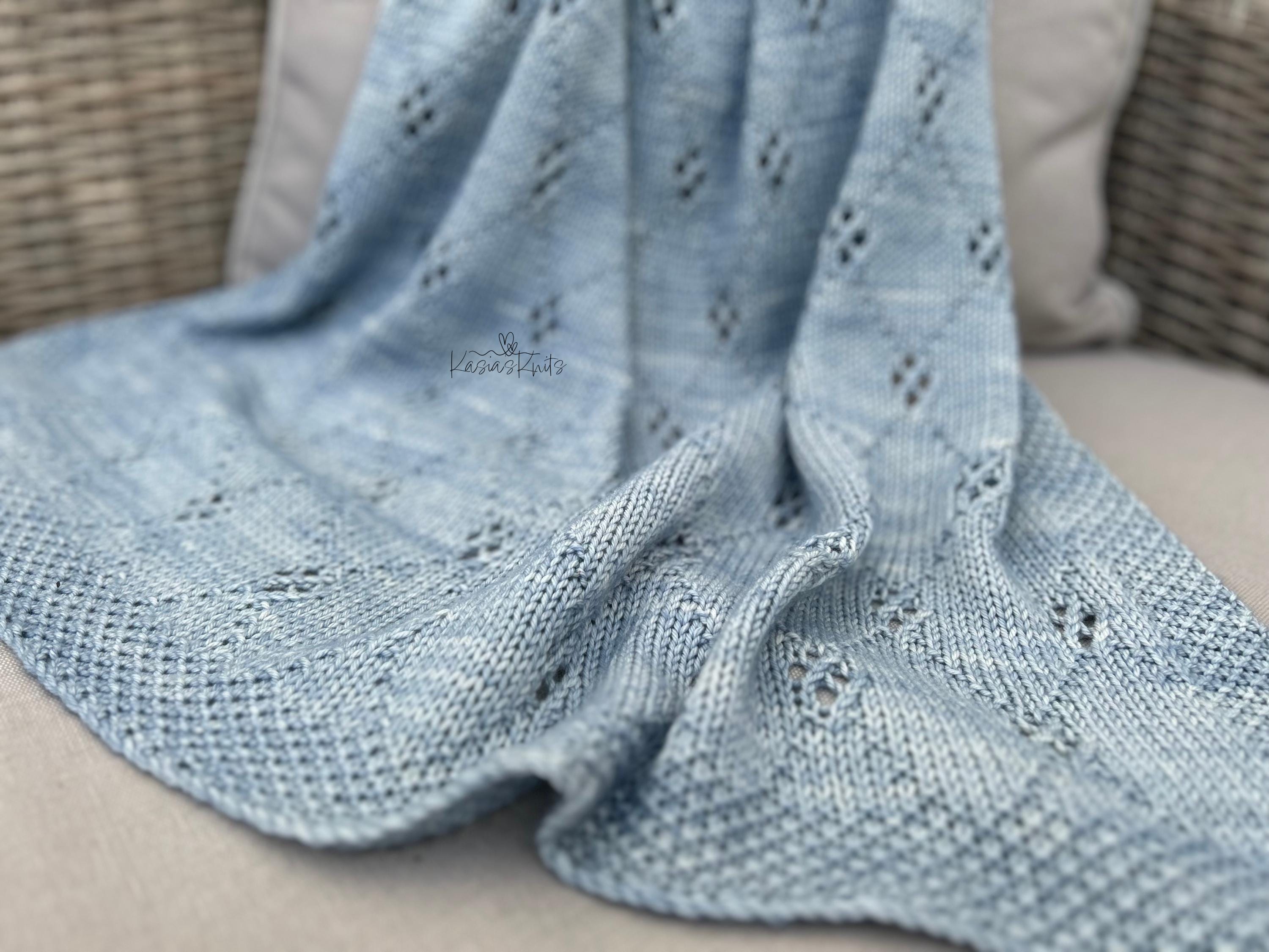 Baby Blanket Knitting Pattern - PDF Download - Little Gem Blanket - Etsy