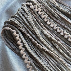 Blonde Ombre Synthetic Braids Hair Extensions Hypoallergenic Extra Soft and Save Three-strands and Textured Braids