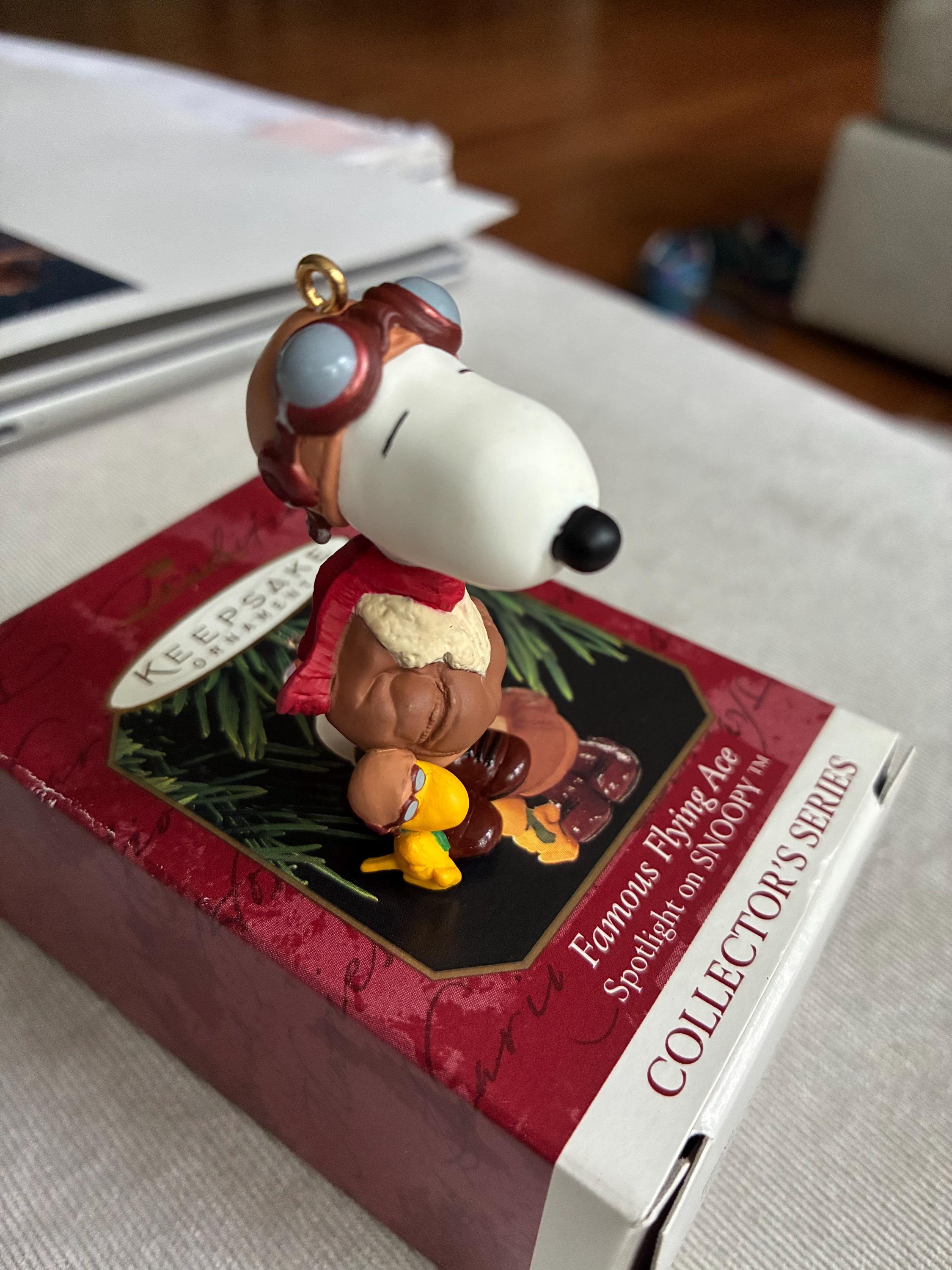 Flying Ace Snoopy Figurine - Etsy