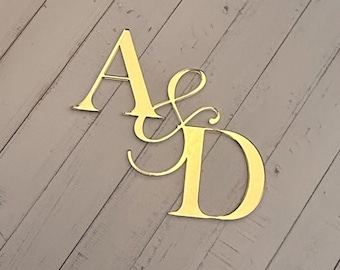 1- Cakecharm mit 2 Initialen, Buchstaben, Caketopper