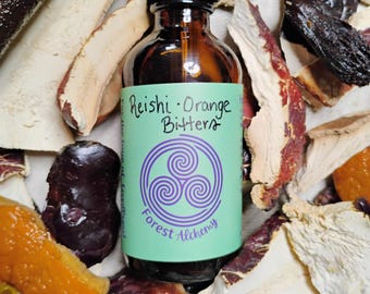 Reishi Tincture & Orange Bitters Blend - 2oz