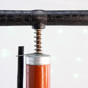 Vintage Bicycle Floor Pumps Set BikeXtras Red Pump Green Metal Pump Lot image 6