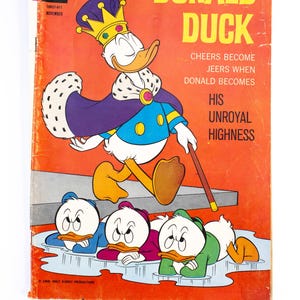 Vintage Donald Duck Comic: His Unroyal Highness, 1968 Gold Key