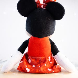 Disney Minnie Mouse Hearts Valentine Plush 14" Just Play Licensed Stuffed Animal image 10
