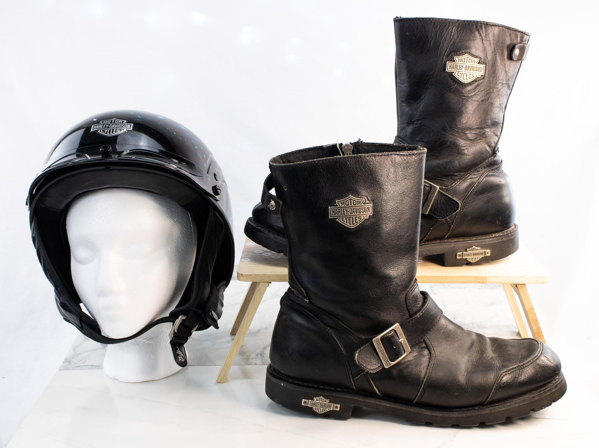 Harley Davidson Vintage Boots - Etsy