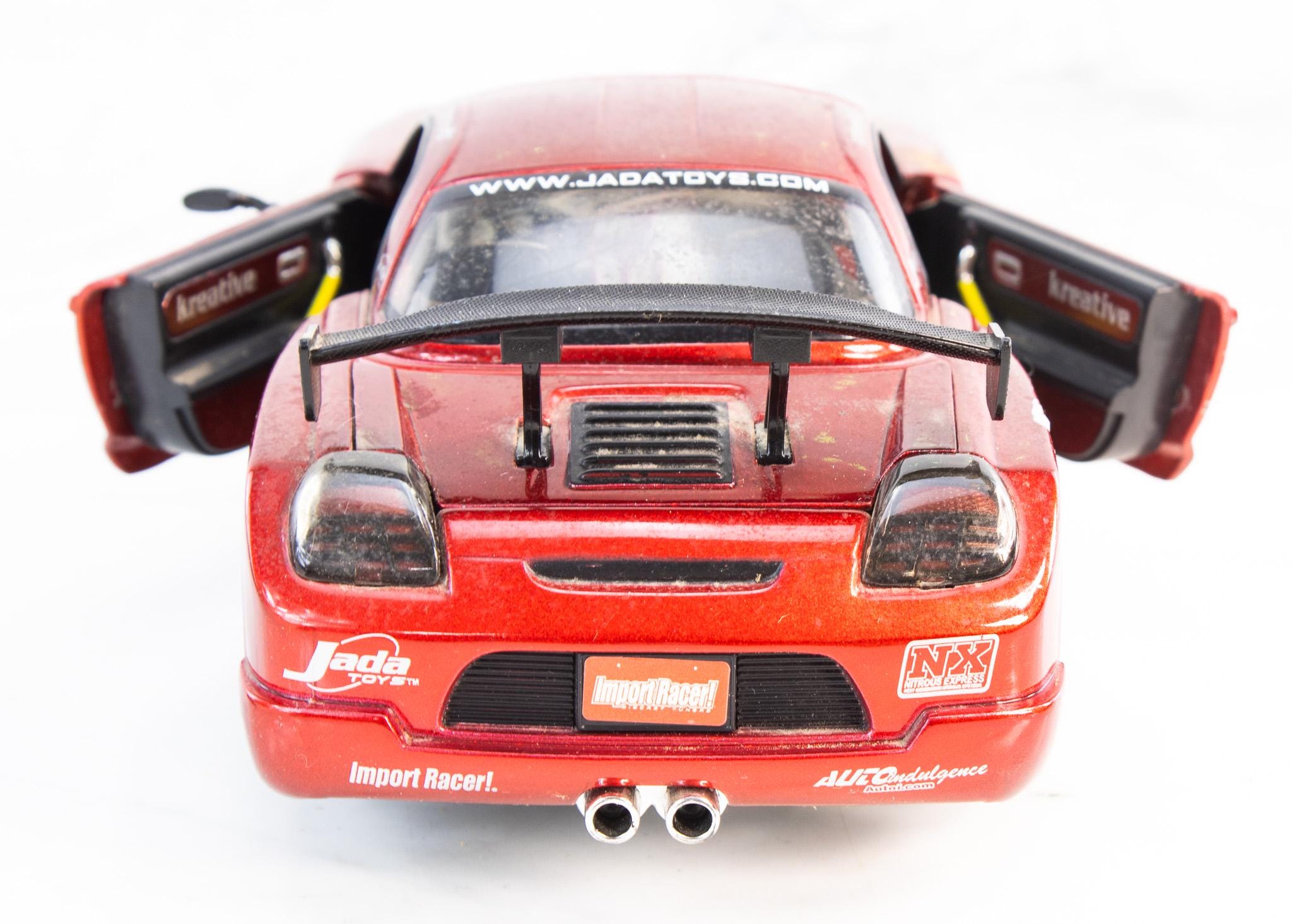 Jada Import Racer Mazda Rx-7 FD Hks 1:24 Diecast Red Rare Jdm W