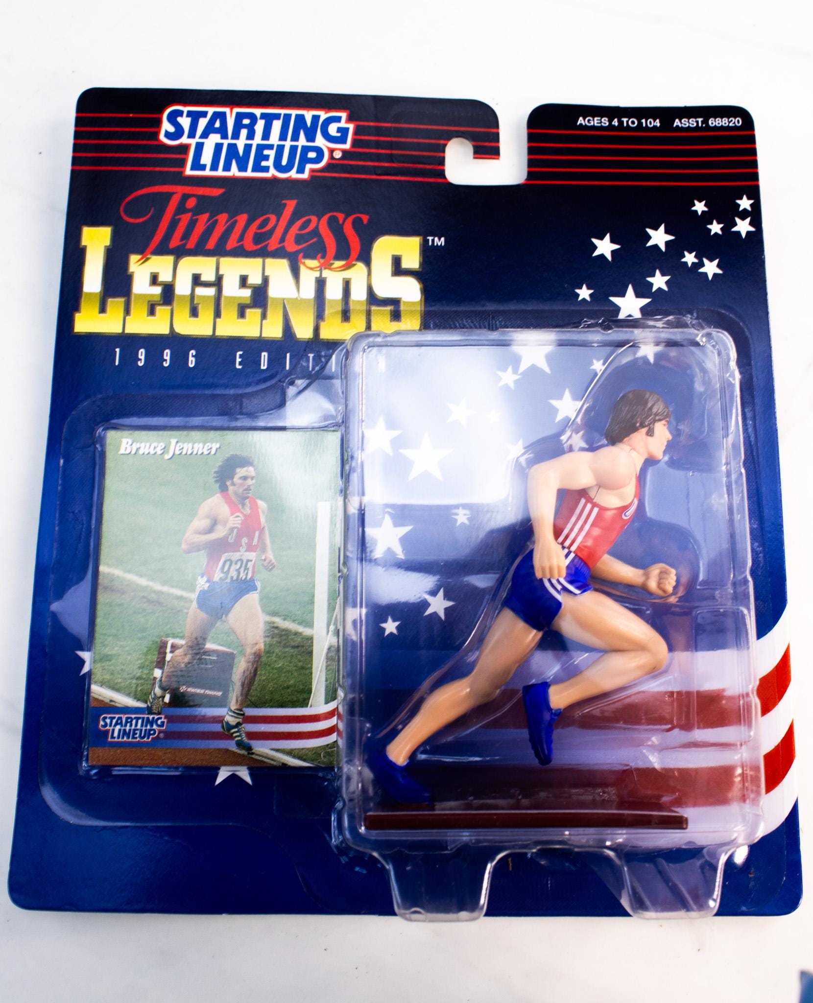 1996 Starting Lineup Bruce Jenner Figure Timeless Legends Sealed