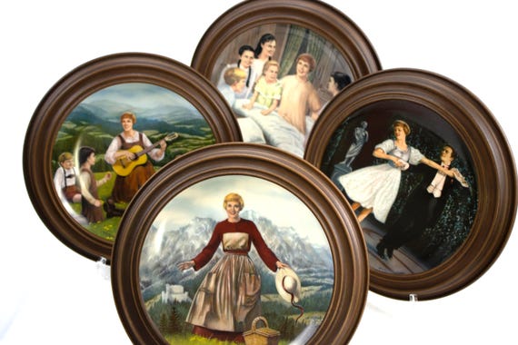   Musica 26cm Plate セット Vintage Knowles Sound of Music Collector 5 Plate Set – Plates by T