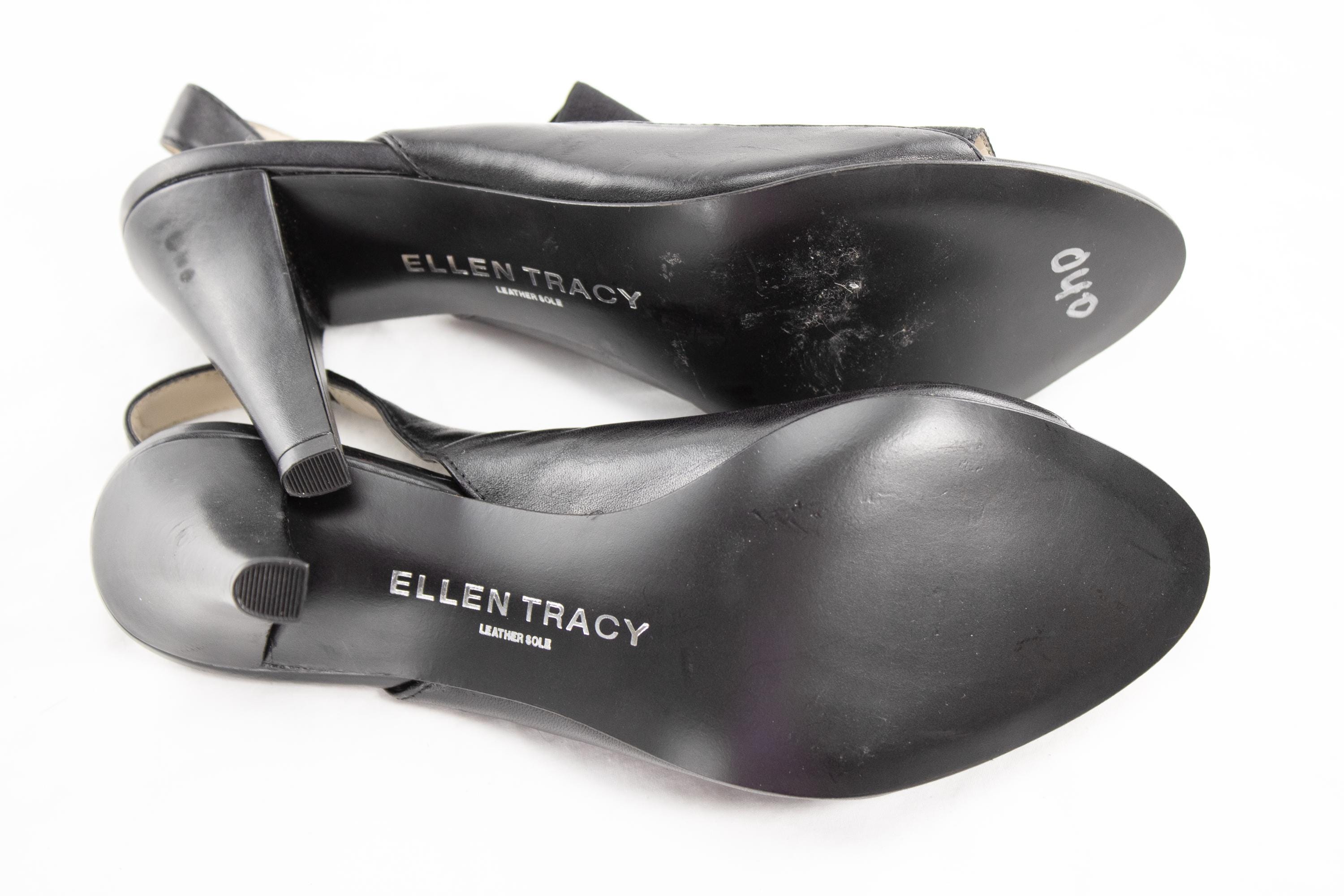 Sandales Ellen Tracy Winston - Or, Talon Bas Cubain, Taille US 7.5 Femme (Occasion)