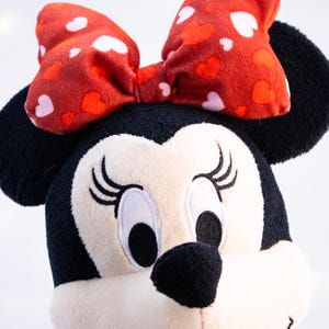 Disney Minnie Mouse Hearts Valentine Plush 14" Just Play Licensed Stuffed Animal image 3