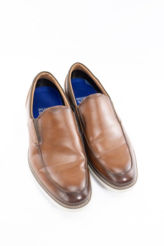 Nunn Bush Brown Leather Loafers Mens 14D: Bloom Foam Comfort  display picture 3