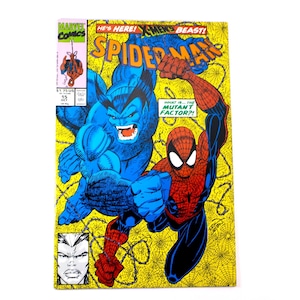 Spider-Man #15 (1991) Comic – X-Men Beast Crossover