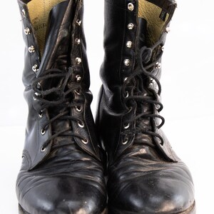Justin Black Combat Boots - Etsy display picture 3